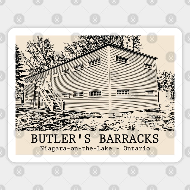 Butler's Barracks - Niagara-on-the-Lake ON Magnet by Lakeric